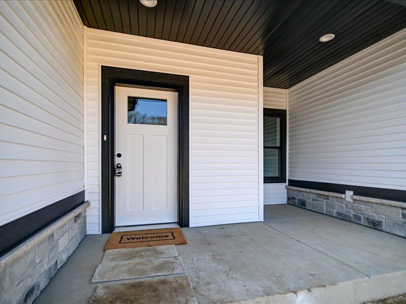 Covered front entry